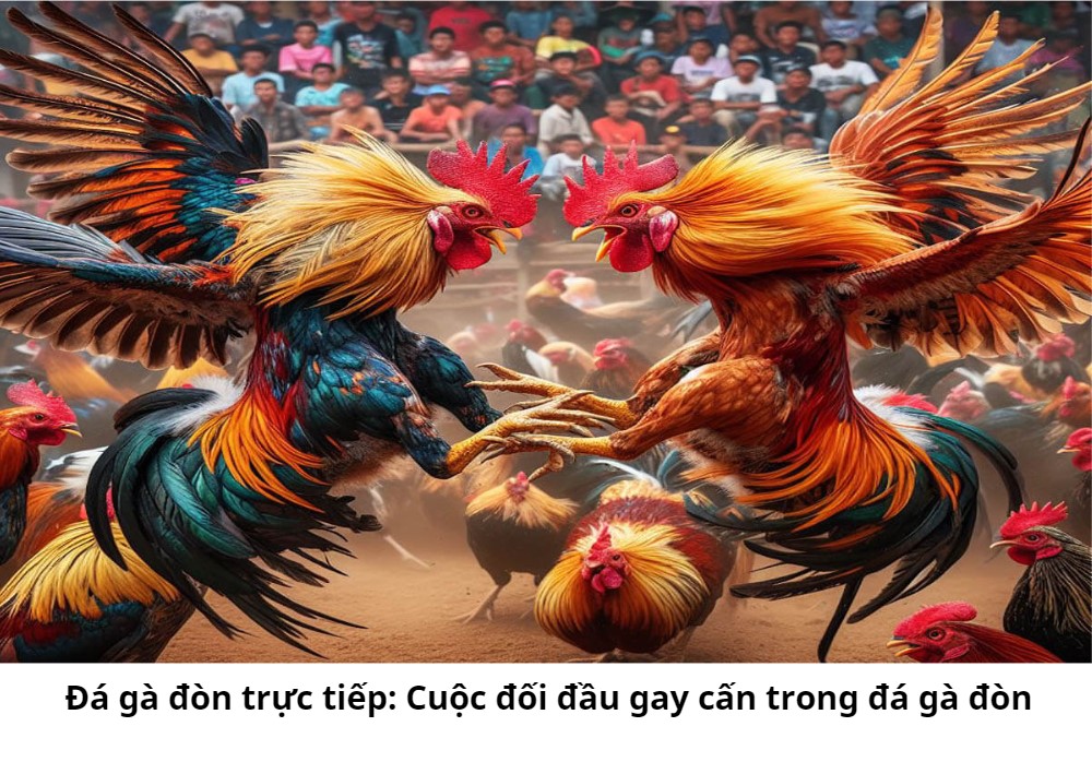 Đá gà đòn trực tiếp: Cuộc đối đầu gay cấn trong đá gà đòn